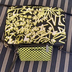 Michael Kors crossbody and wristlet